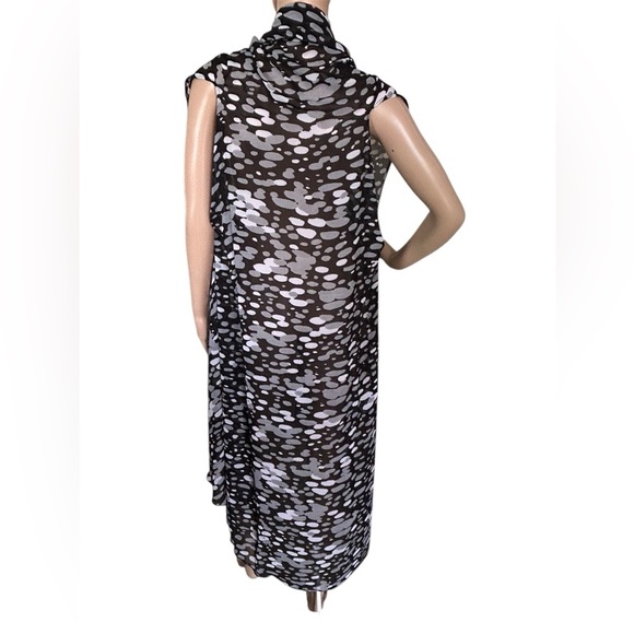 Shawl Dawls Sheer Maxi Swimsuit Coverup Vacation Oversized Sleeveless Women OS - Picture 6 of 8